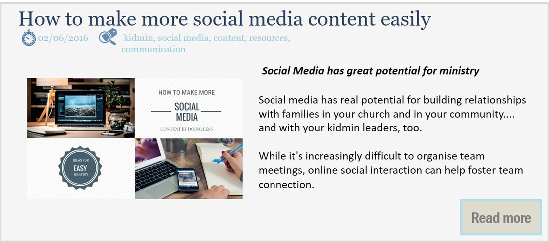 Social media packs to create content quickly and easily.