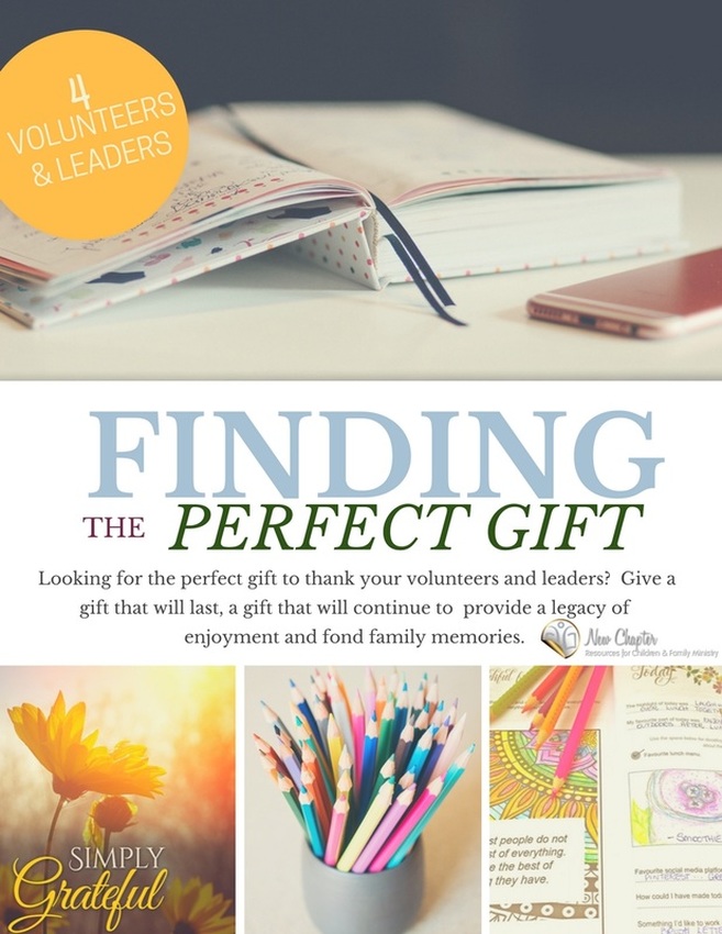 Finding the perfect gift for your volunteers or leaders. Looking for the perfect gift to thank your volunteers and leaders? Give a gift that will last.. a gift that will continue to provide a legacy of  enjoyment and fond family memories.