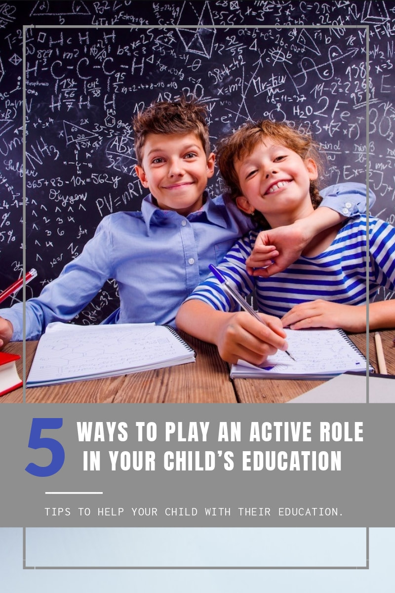 5 ways to play an active role in our child's education. Find out how at NewChapter.com.au