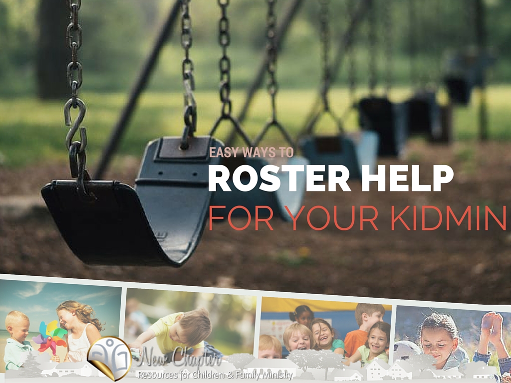 A simple way to prepare your kidmin rosters without the frustration.