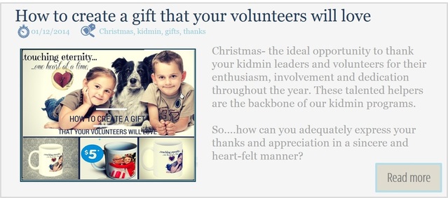 How to create a gift that your volunteers will love.